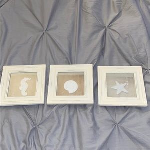 ROOM RECOR glass and wooden frame